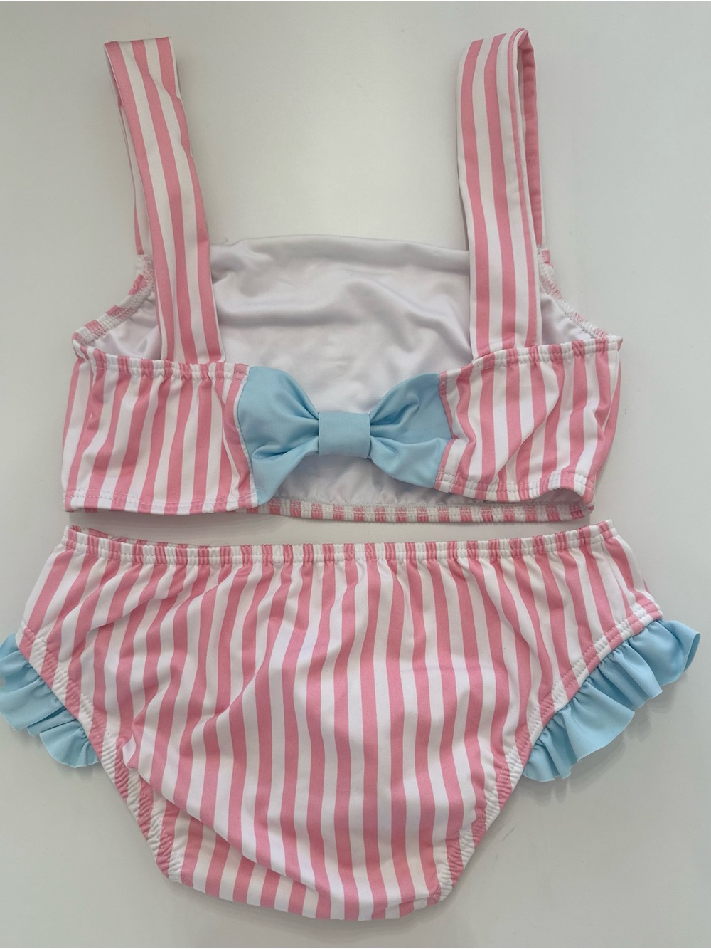 Lottie Two Piece Swim, Palm Beach Pink Stripe